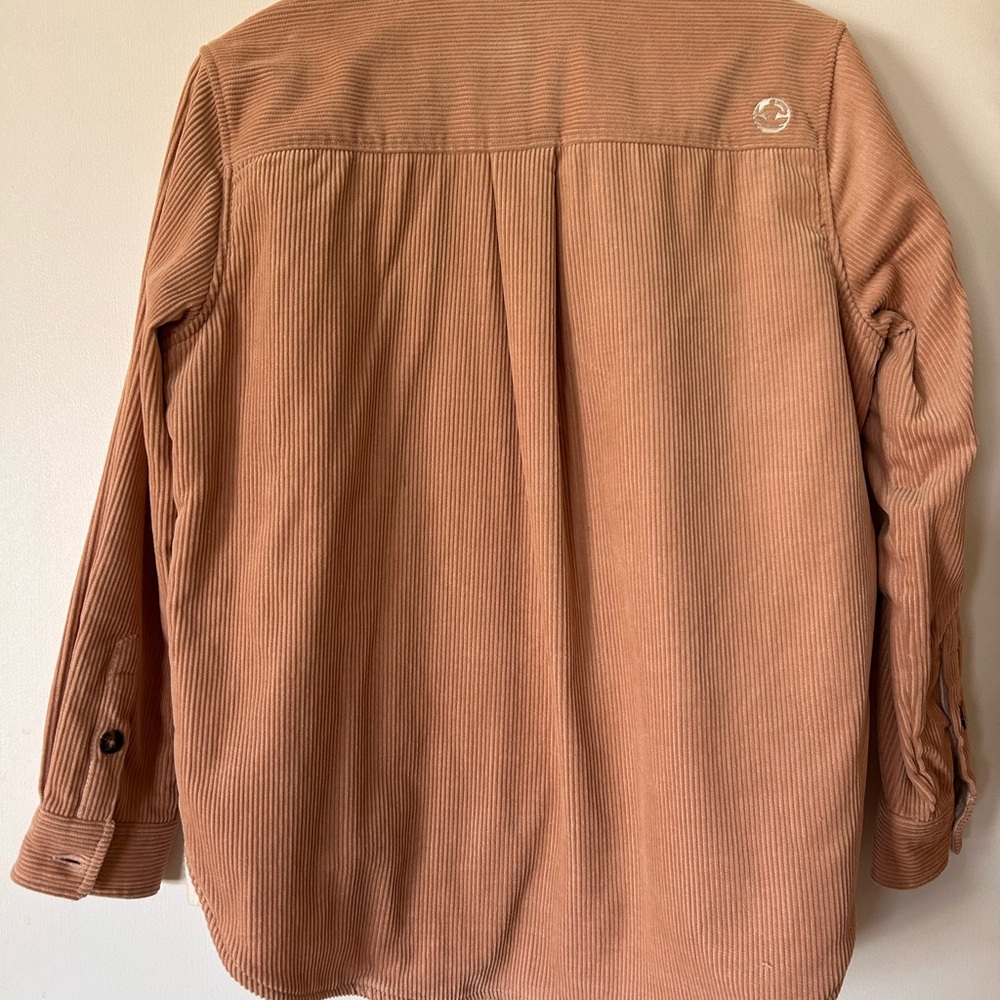 Embroidered Corduroy Jacket - Light Rose - Picture 6 of 7